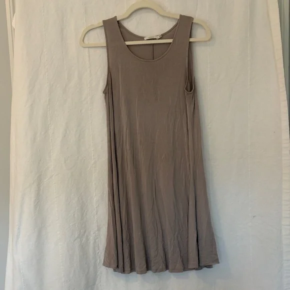 Aritzia Sleeveless Taupe Dress, XS - Picture 2 of 5